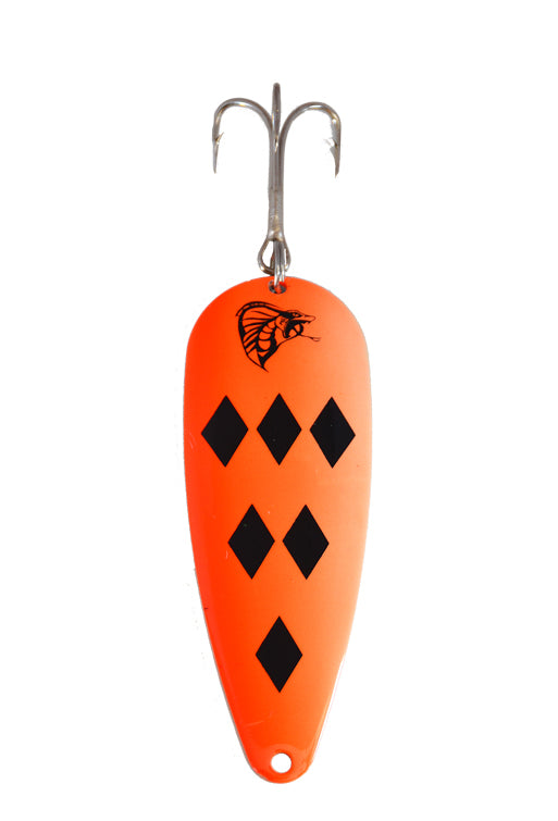 Cobra 6 Diamonds Orange Fishing Lure